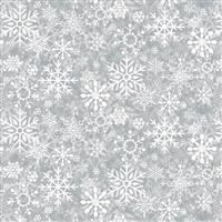 Welcome Winter- Snowflake- Gray